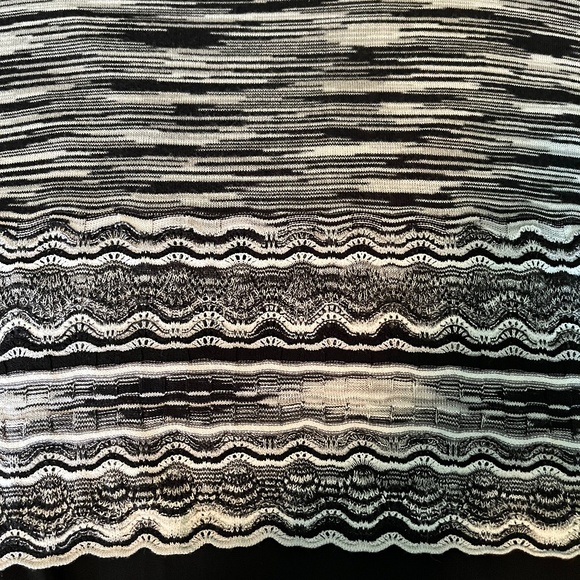 Nine West Cardigan Lightweight Black & White Knit Soft & Comfy Size XL NWOT - Picture 6 of 11